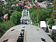 Vom Dach der Schwebebahn
