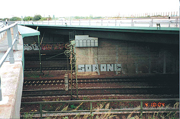 Autobahnbr&uuml;cke in Heidelberg